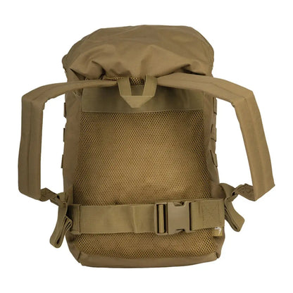 Tan Viper Garrison Pack with mesh sides and adjustable straps for versatile storage