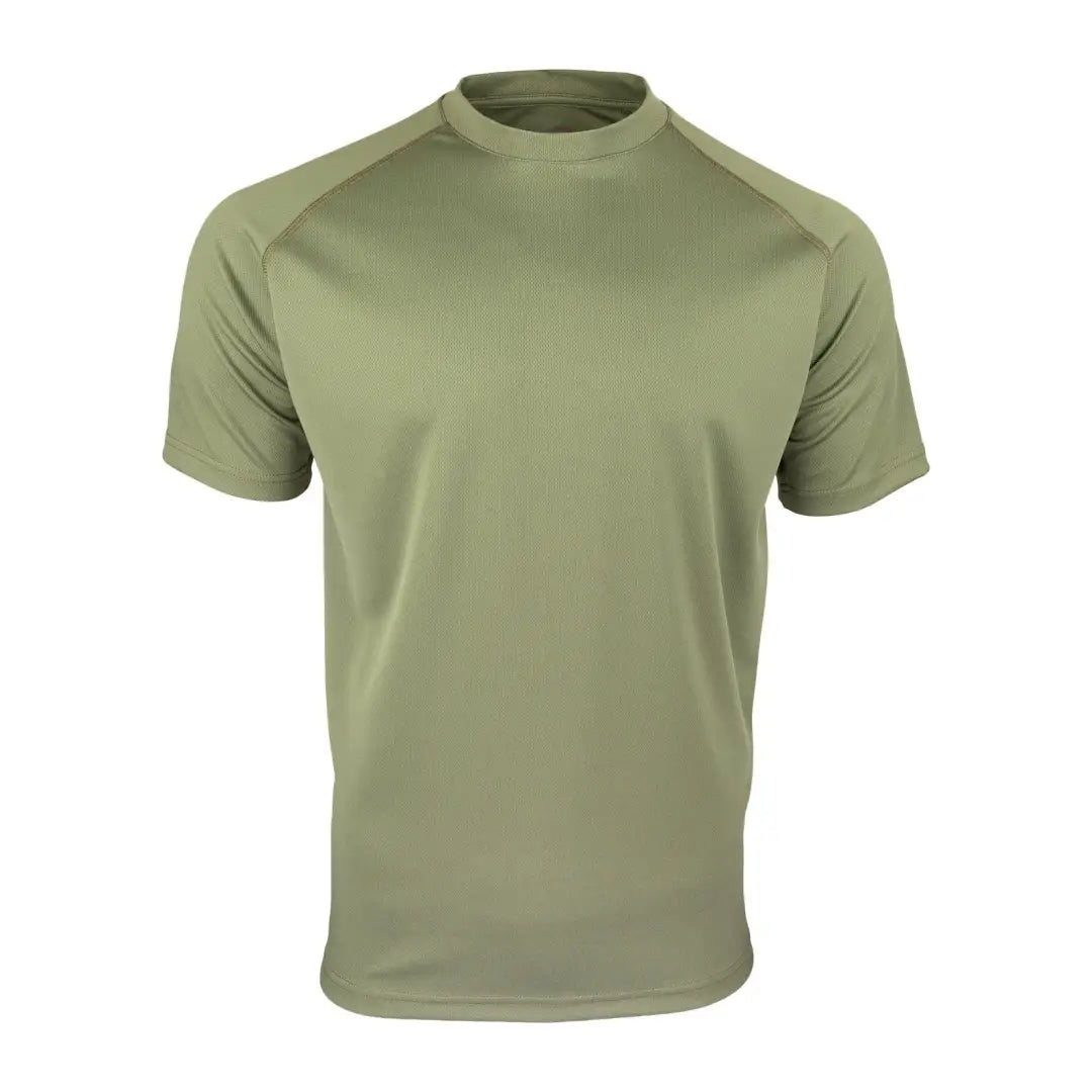 Olive green Viper Mesh-Tech T-Shirt with crew neck and short sleeves