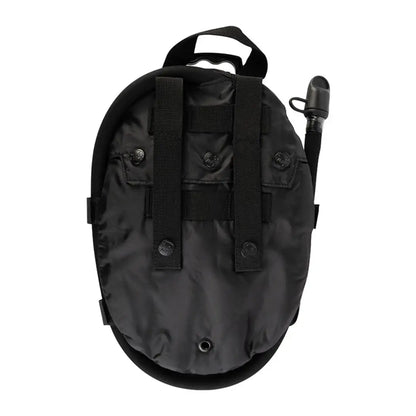 Black tactical backpack showcasing the Viper Modular Bladder Pouch and its attachments