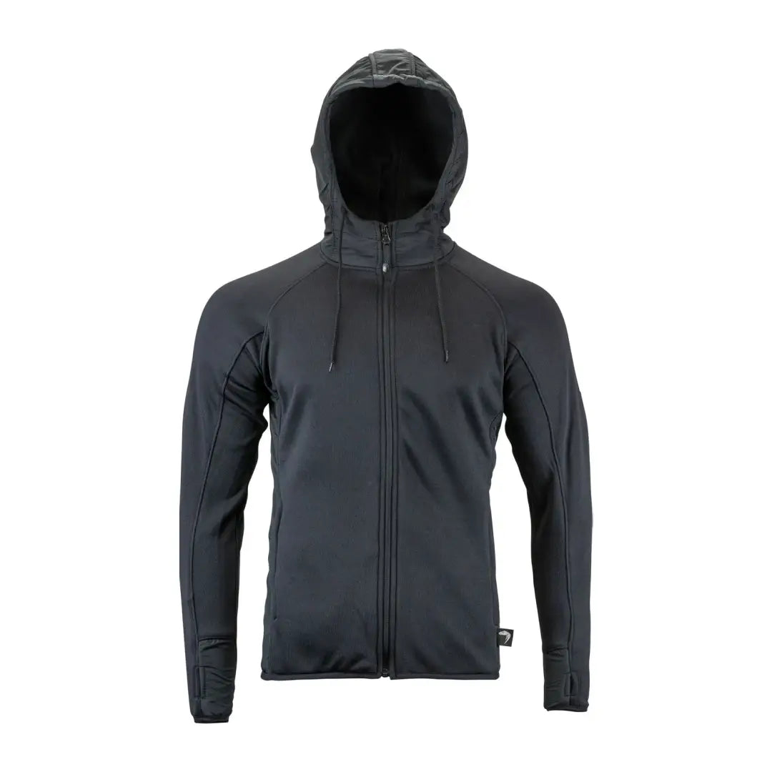 Dark gray Viper Storm Hoodie with long sleeves and brushed fleece lining for comfort