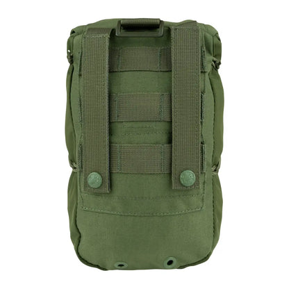 Olive green Viper Stuffa Pouch with MOLLE webbing and snap closures for tactical use