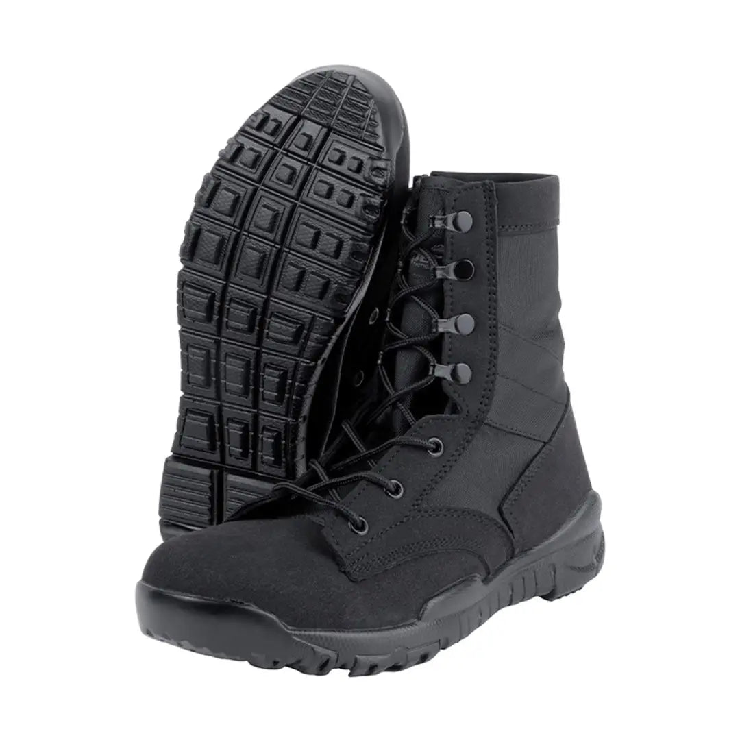 Black Viper Tactical Sneaker Boots with rugged sole and lace-up design for ultimate grip