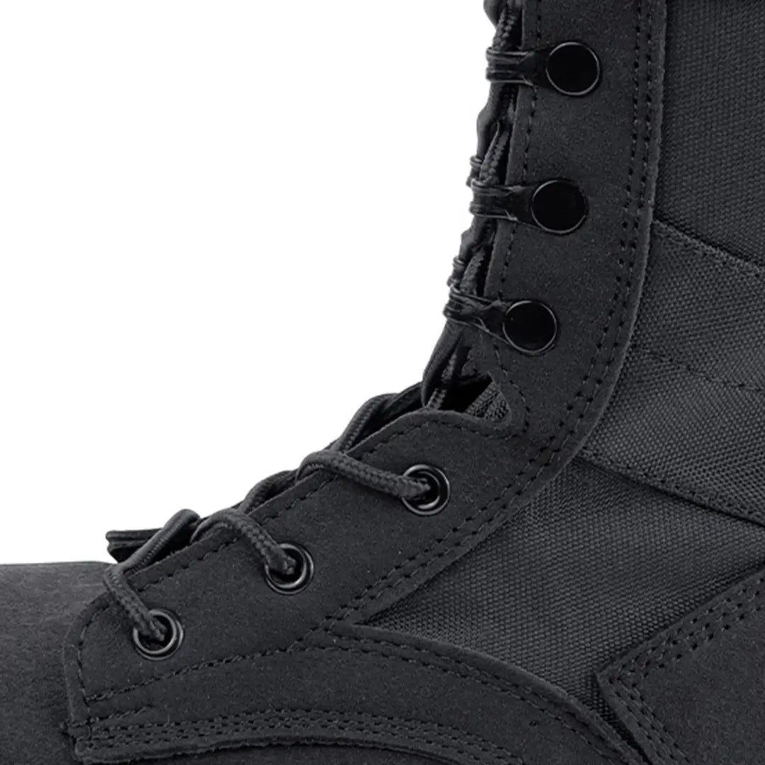 Stylish Black Viper Tactical Sneaker Boots with lace-up closure for rugged adventures