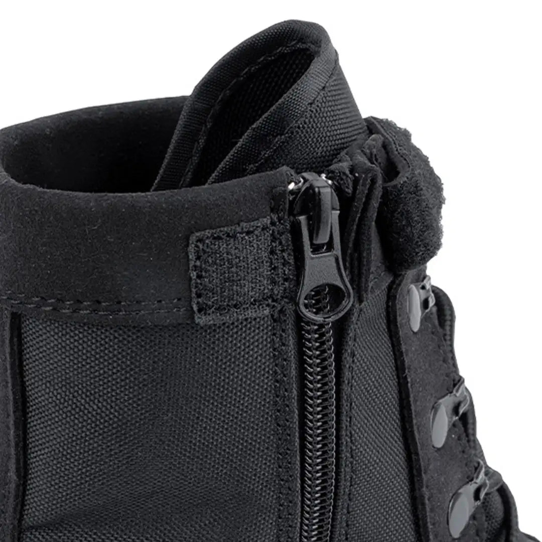 Black Viper Tactical Sneaker Boots with side zipper and lace-up front for durability