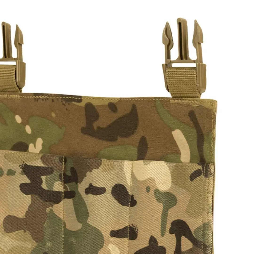 Camouflage tactical pouch with clips, perfect for Viper VX Buckle Up Rifle Mag Panel