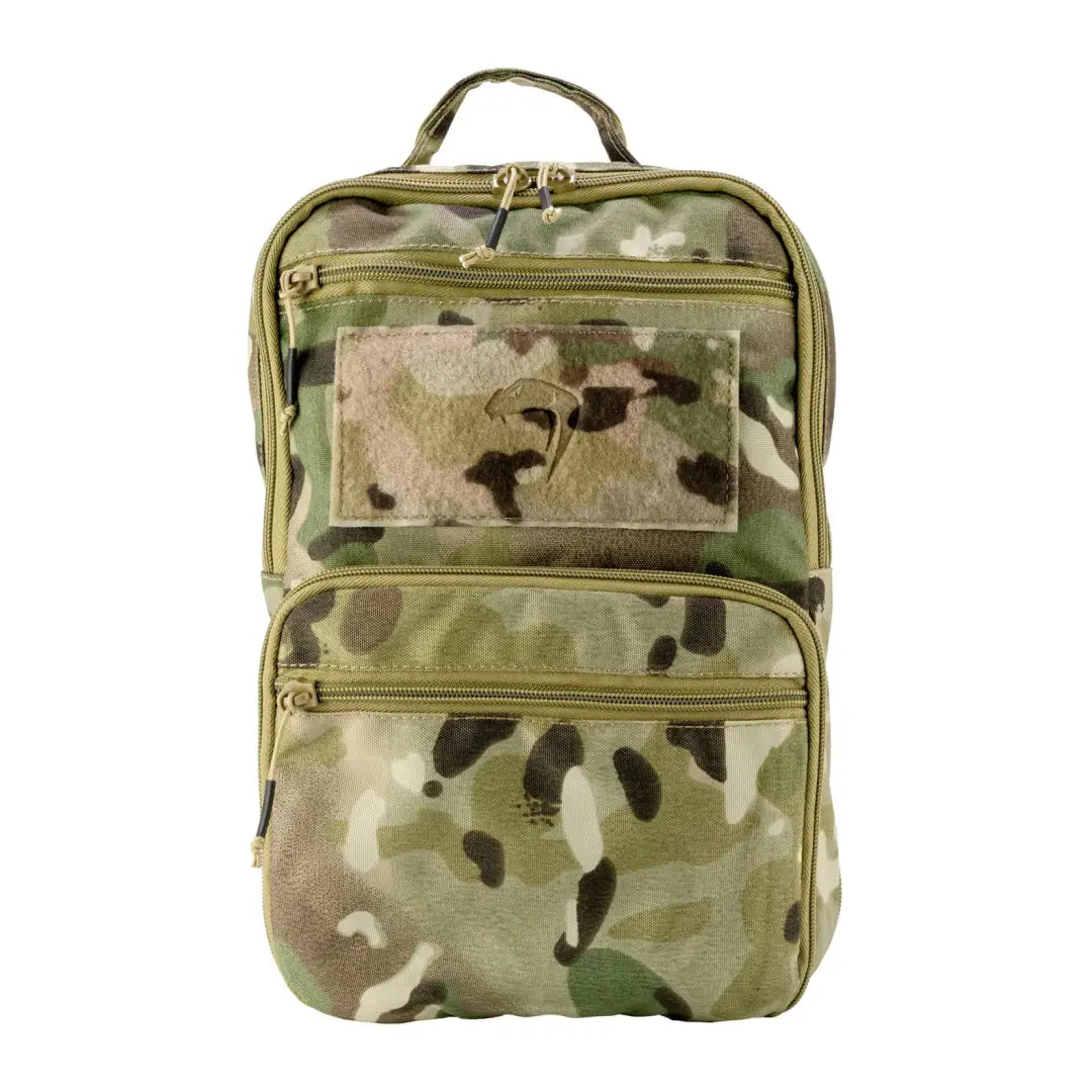 Camouflage military backpack with zippered compartments for Viper VX Multi Weapon Set