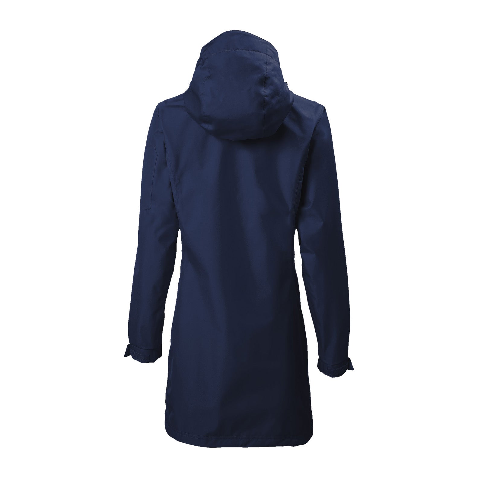 Ladies long length store waterproof jacket