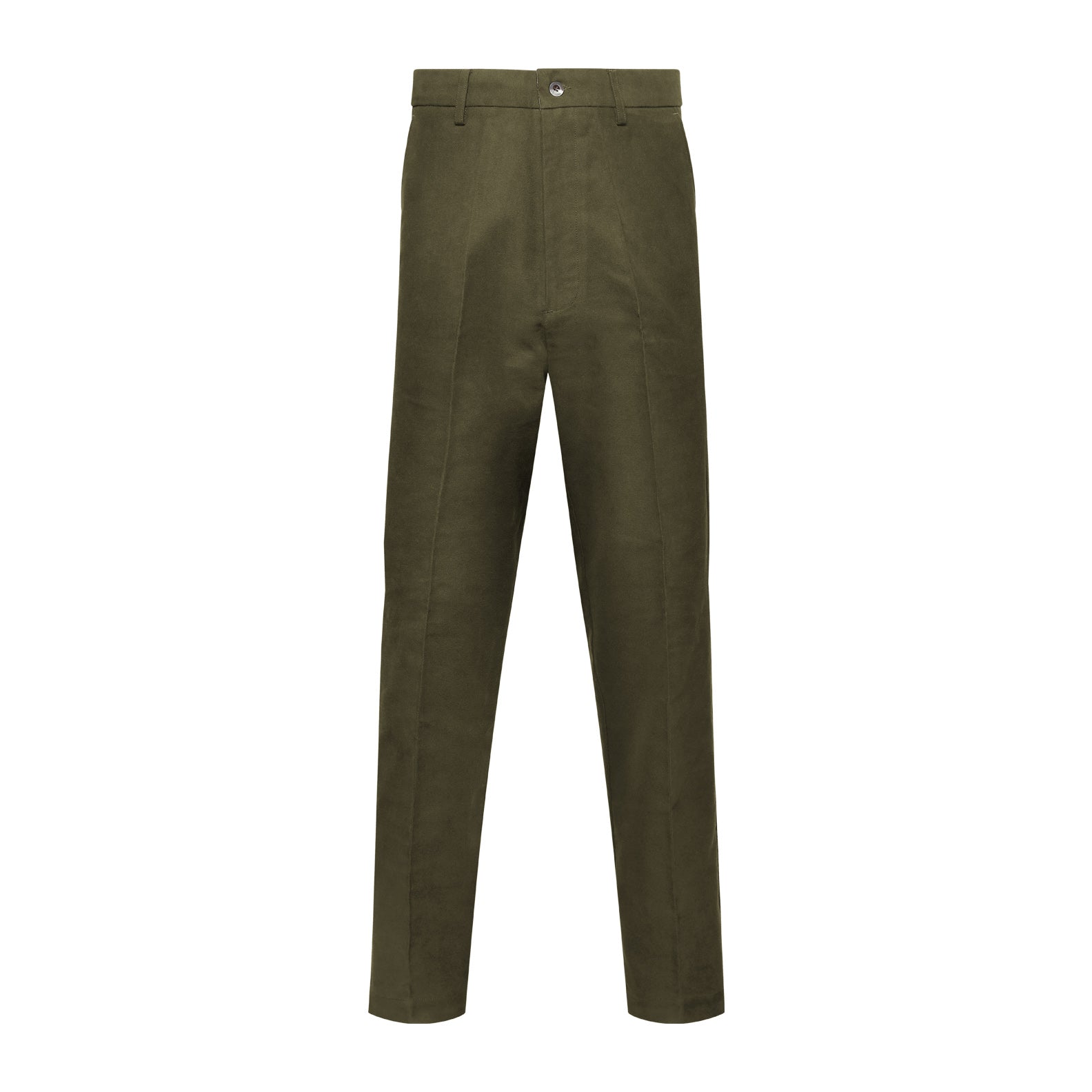 Buy Acne Studios Ayonne Straight-leg Cotton-blend Twill Trousers Uk/us 38 -  Neutrals At 50% Off | Editorialist