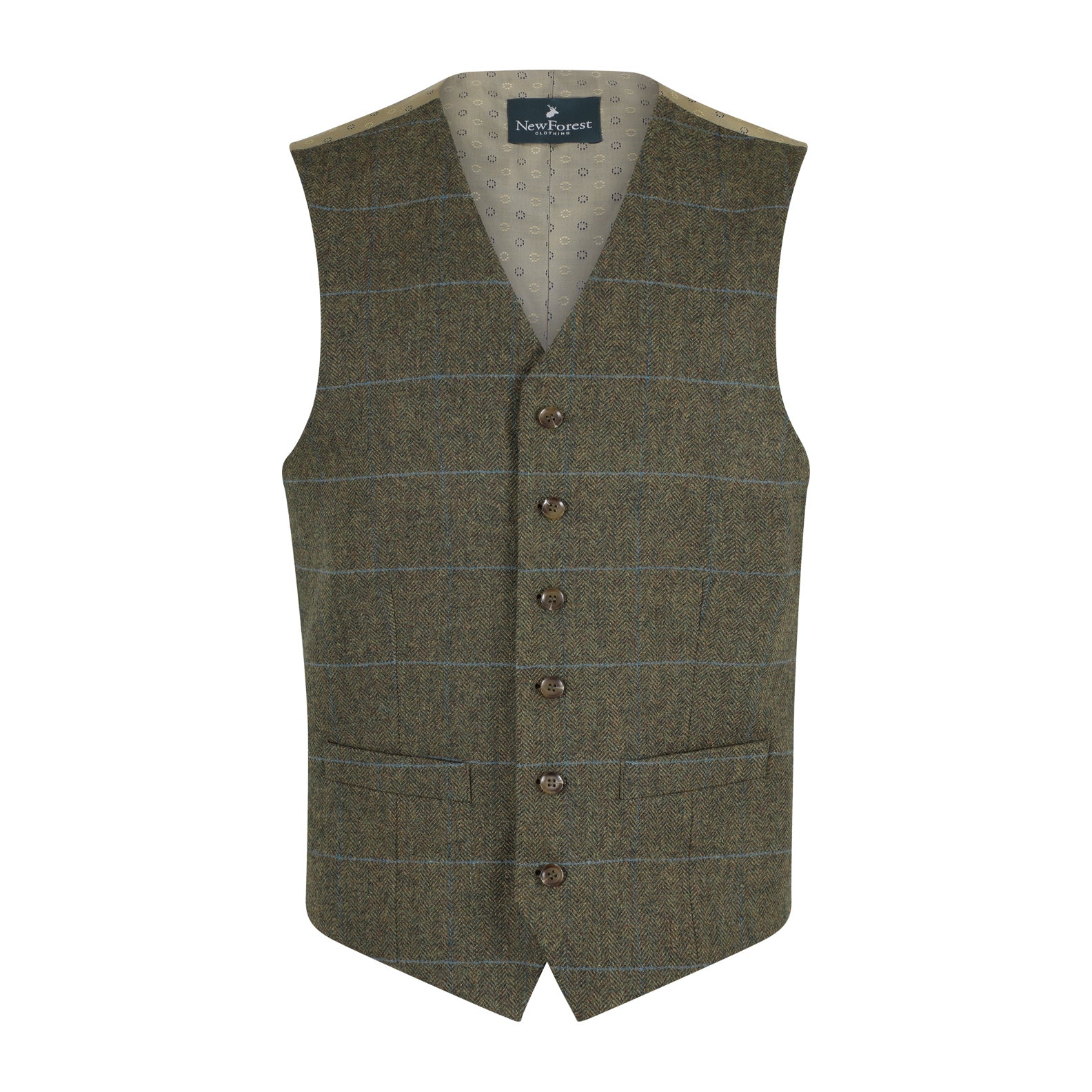 New Forest Premium 100% Wool Tweed Waistcoat – New Forest Clothing